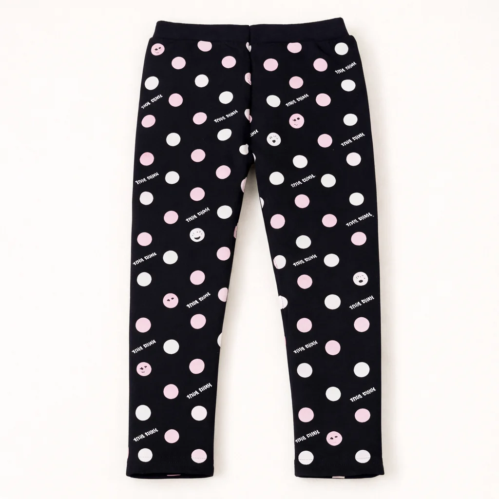 Girls Flexible Tights Hello Navy Blue - Sunshine