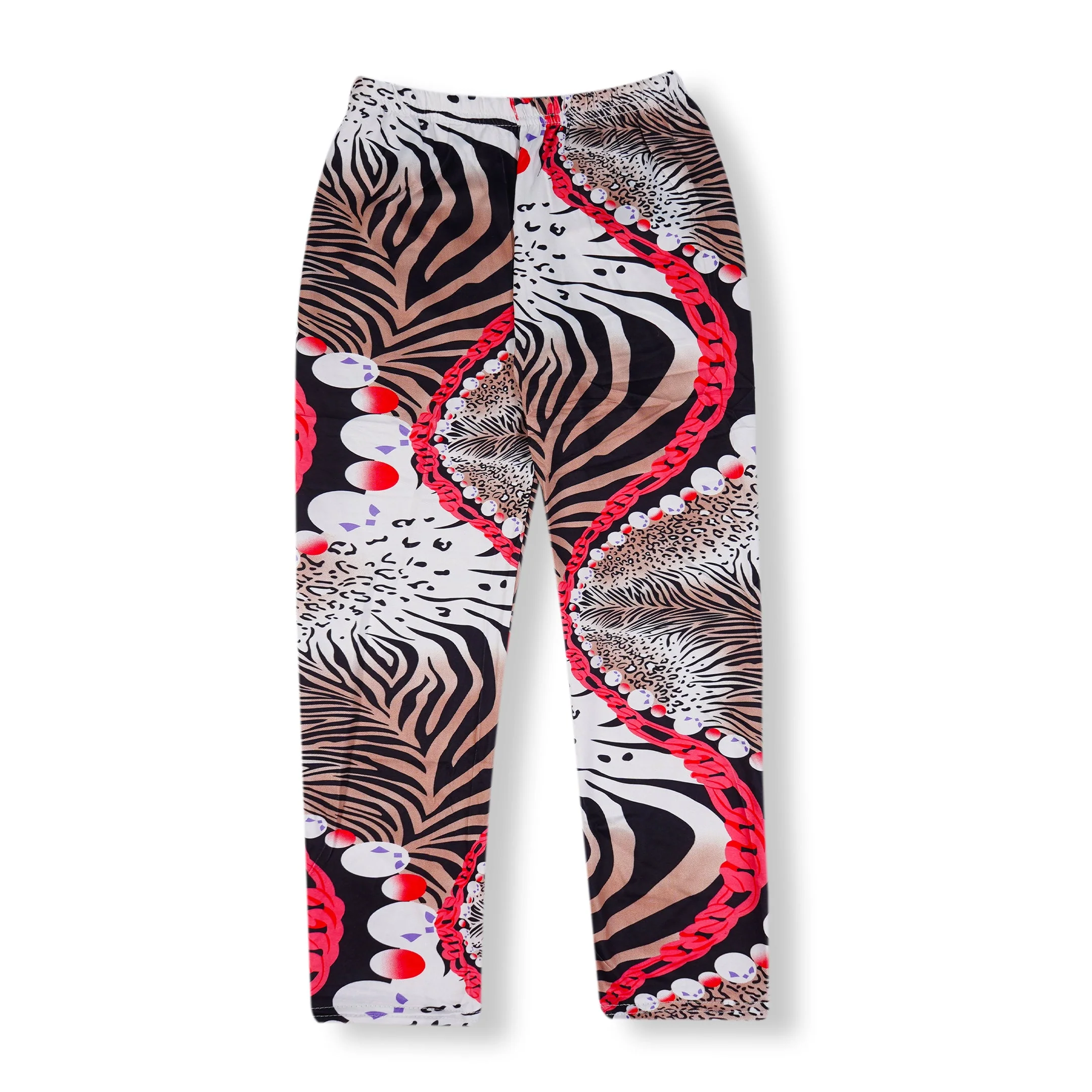 Girls Flexible Tights Zebra Stripes - Sunshine - Image 2