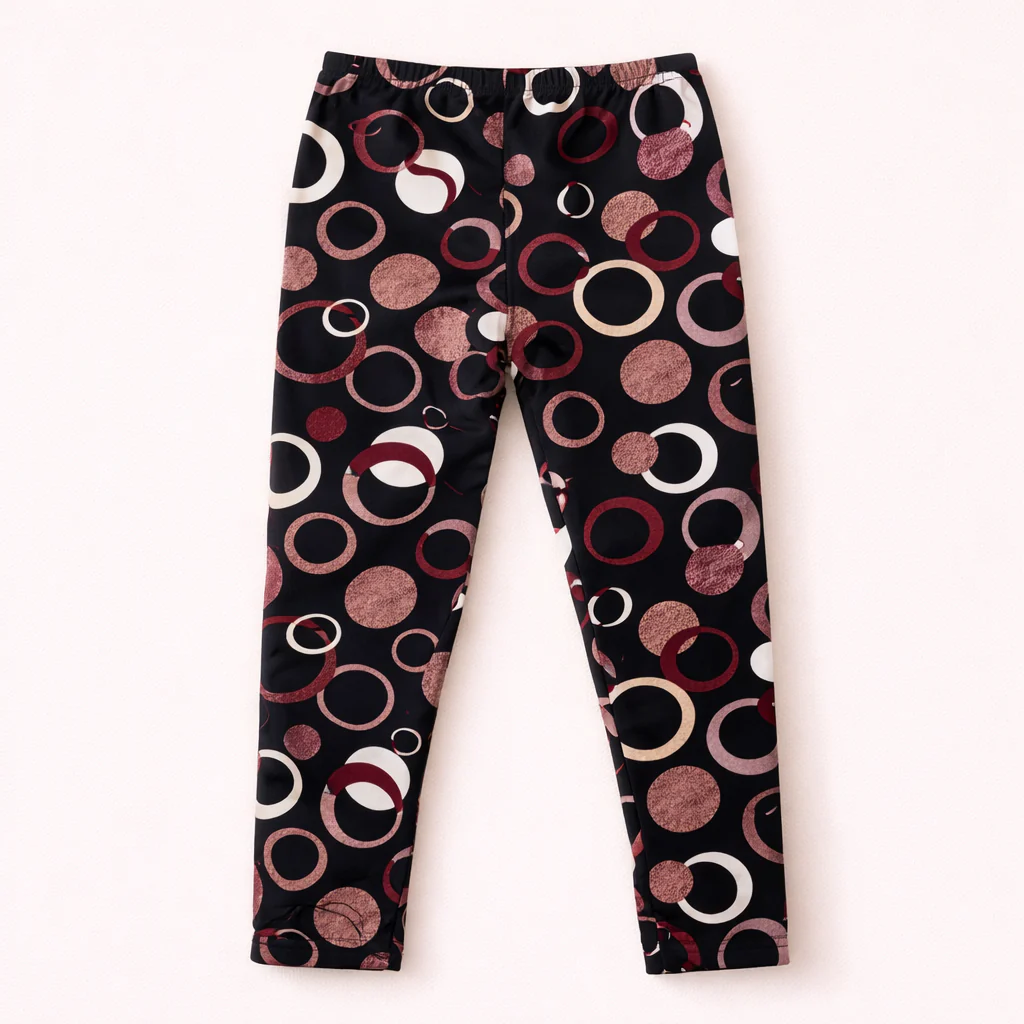 Girls Flexible Velvet Tights Rings Navy Blue - Sunshine