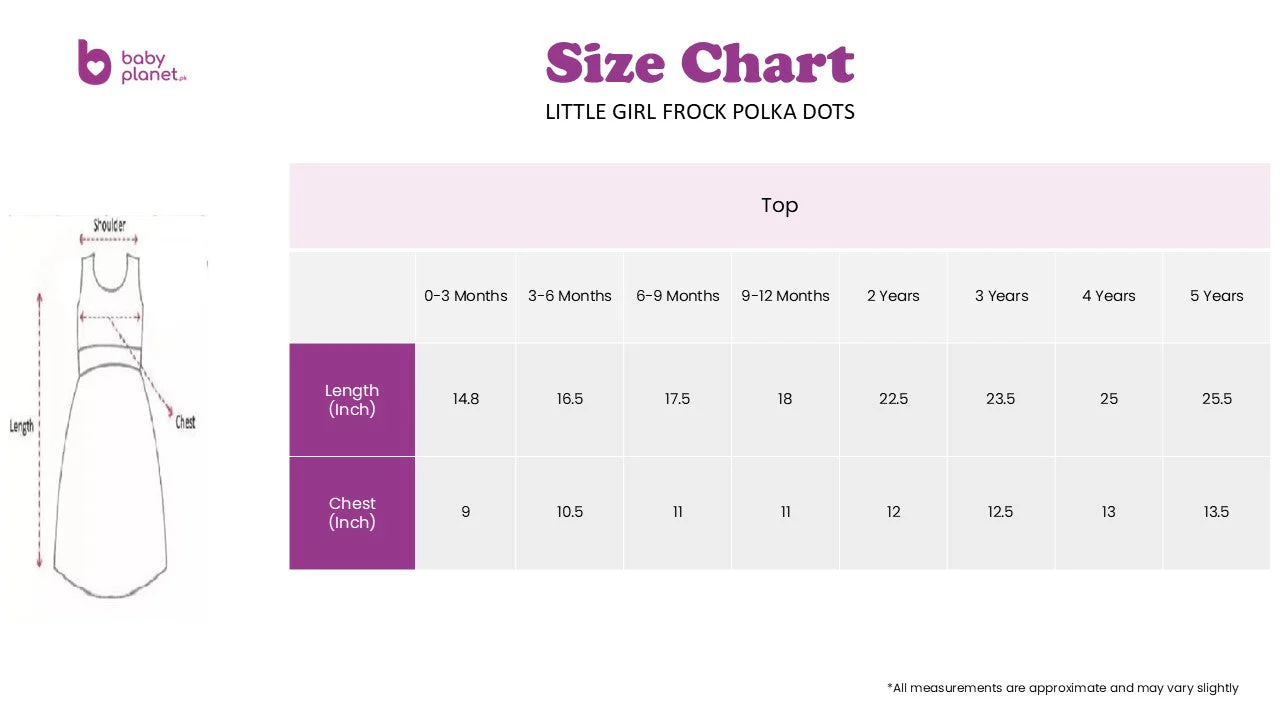 Girls Frock Polka Dots Pink - Oolaa - Image 2