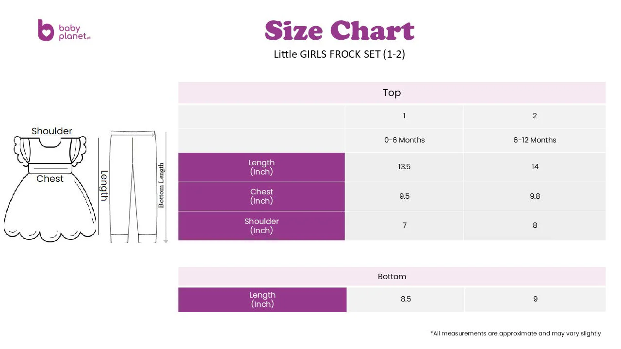 Girls Frock Set Pink - Topse - Image 2