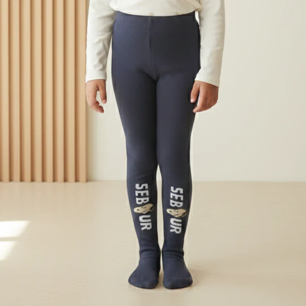 Girls Leggings Dark Grey - Sunshine - Image 2
