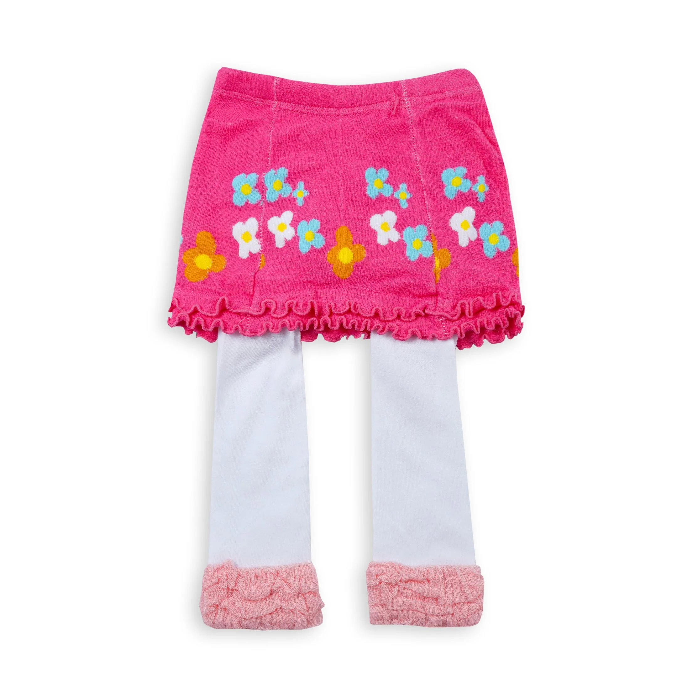 Girls Leggings Pink & White (6-12 Months) - Sunshine