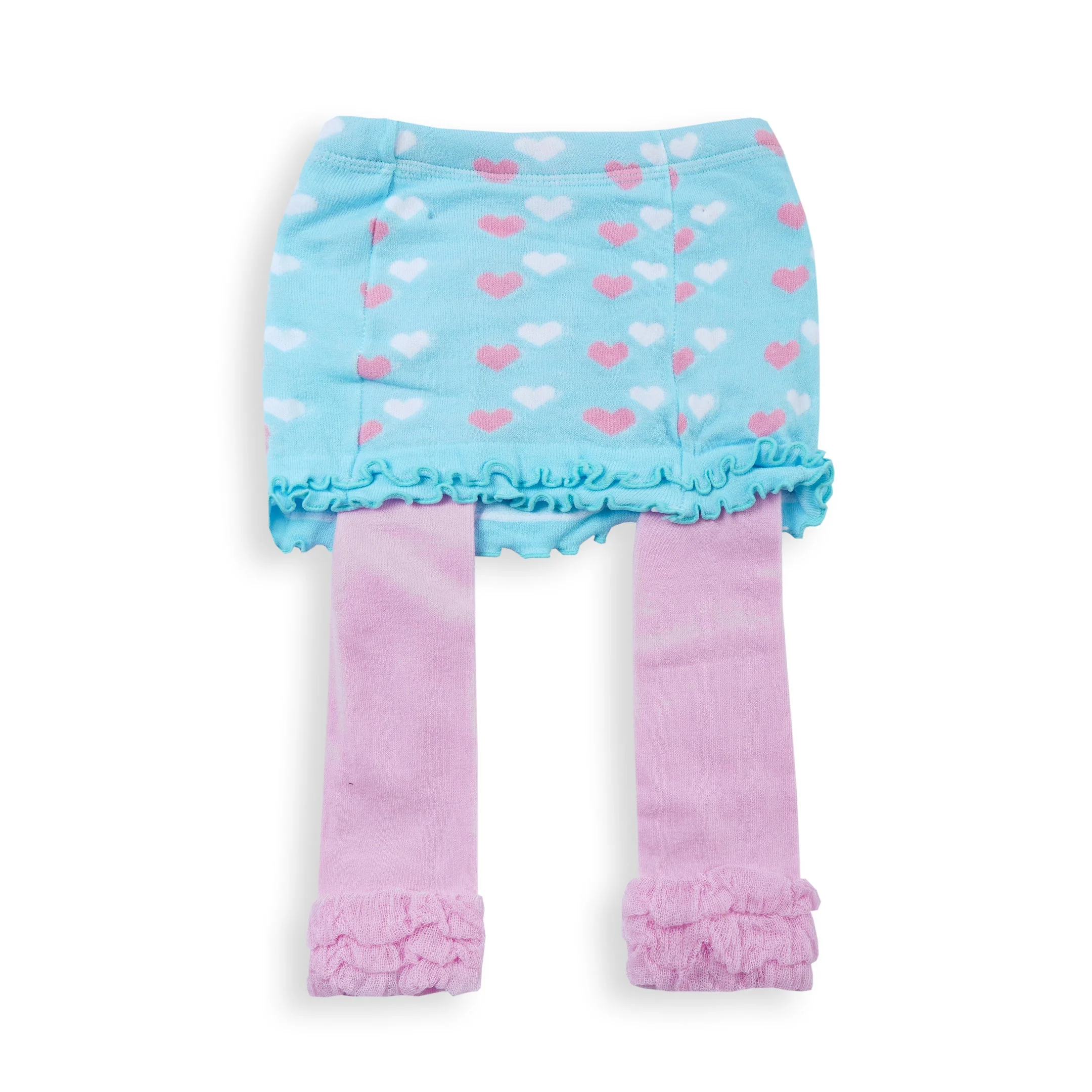 Girls Leggings Purple & Blue (6-12 Months) - Sunshine