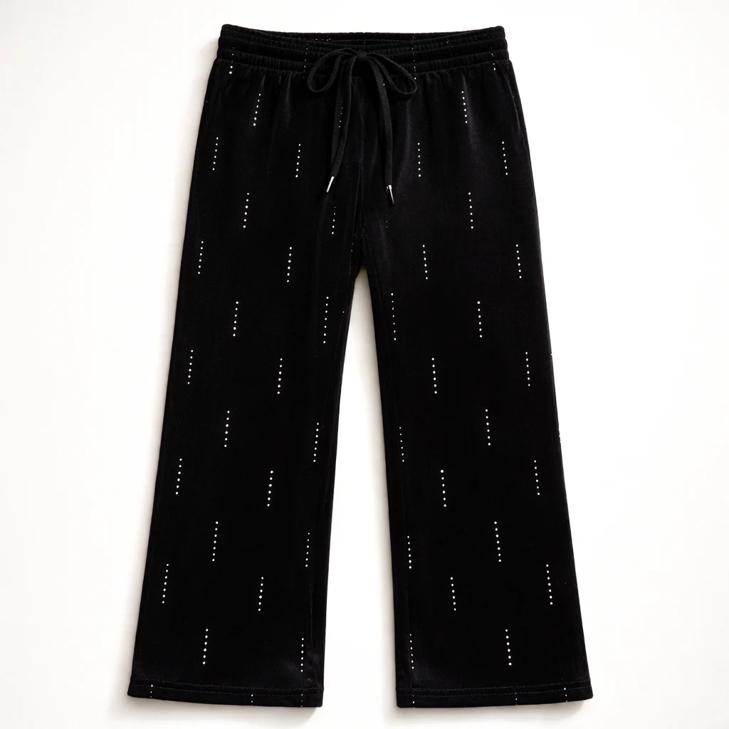 Girls Pajama Stripes Dot Black - Sunshine