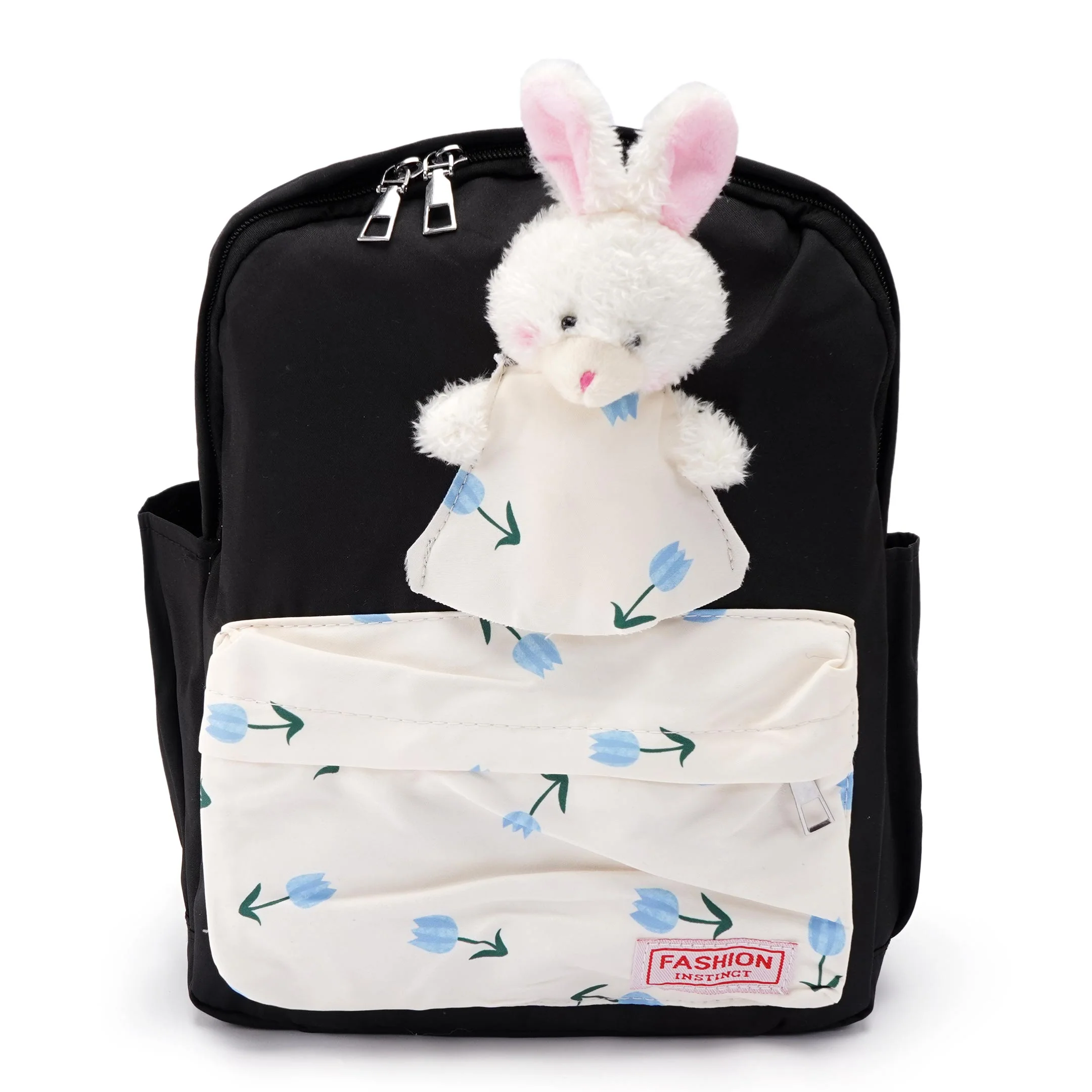 Girls School Bag Rabbit Black - Sunshine - Image 3
