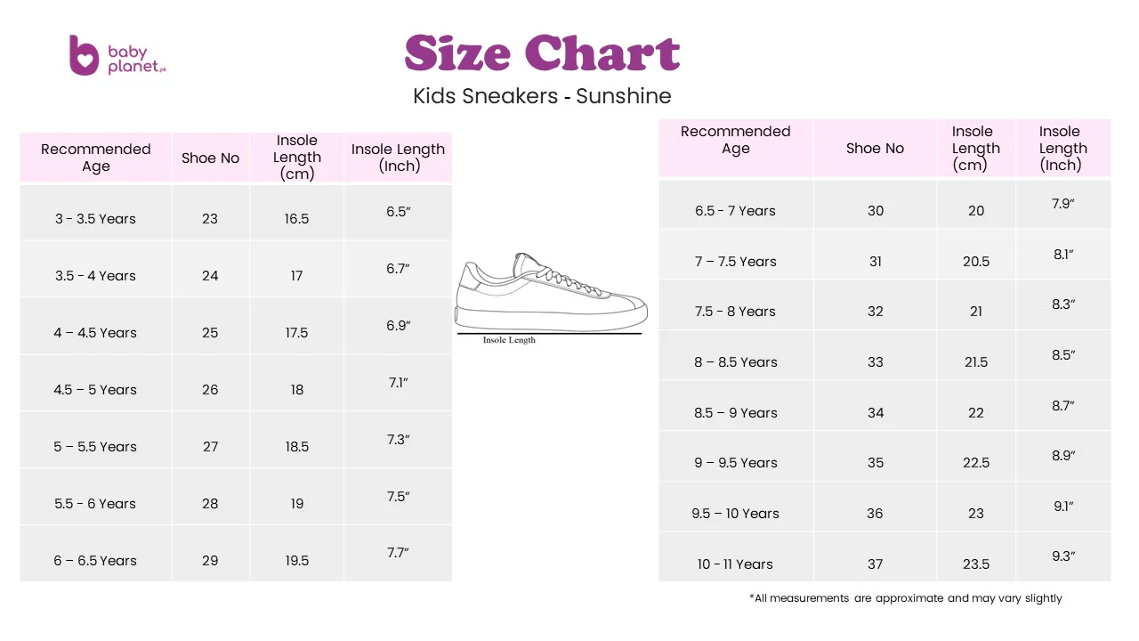 Kids Sneakers White - Sunshine - Image 5