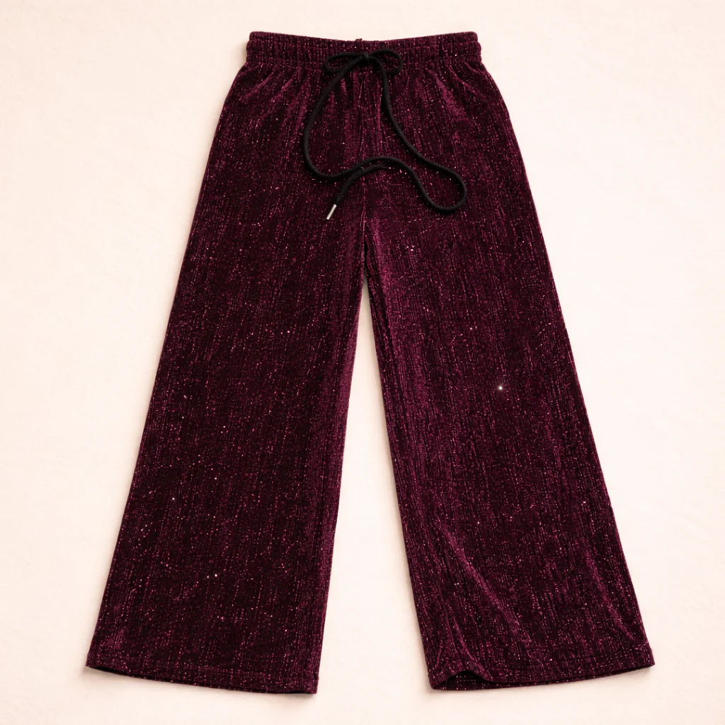 Girls Stretchable Waist Pajama Purple - Sunshine