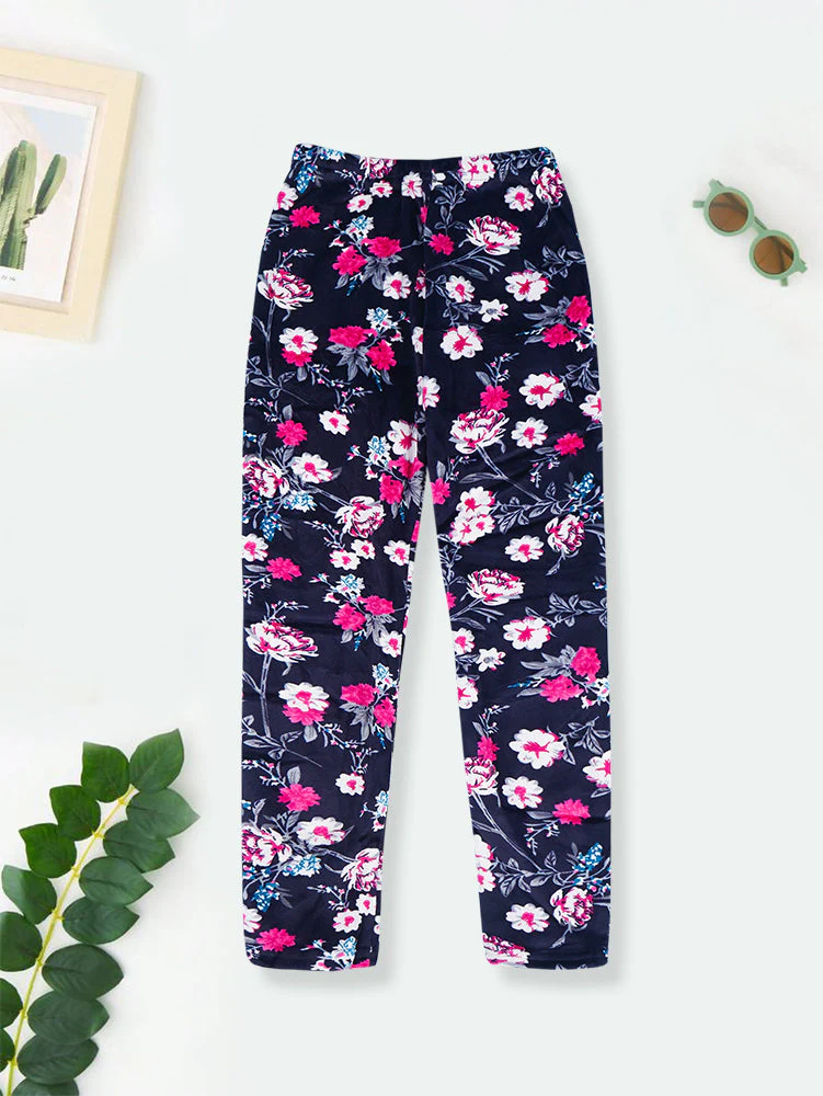 Girls Tights Flower Pink - Sunshine - Image 3