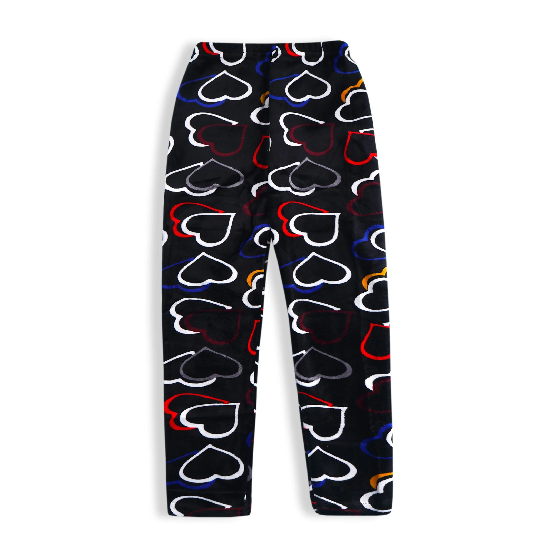 Girls Tights Multicolor Hearts Black - Sunshine - Image 2