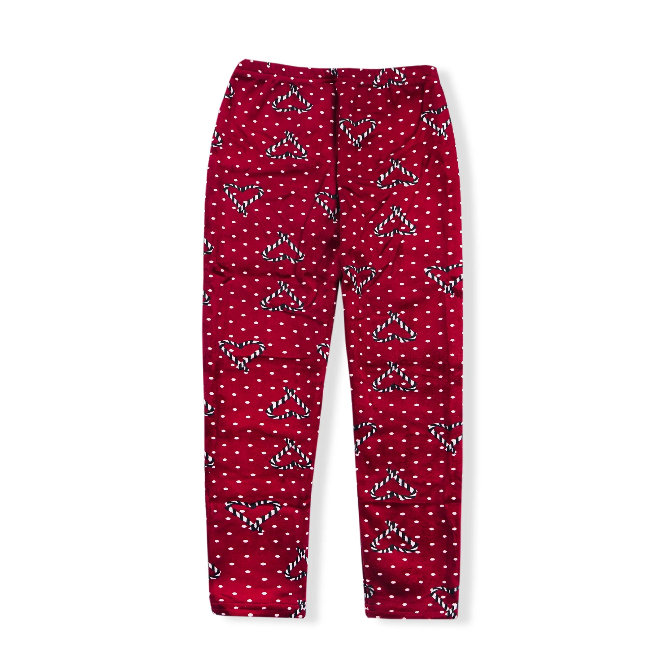 Girls Tights Polka Dots Maroon - Sunshine - Image 2
