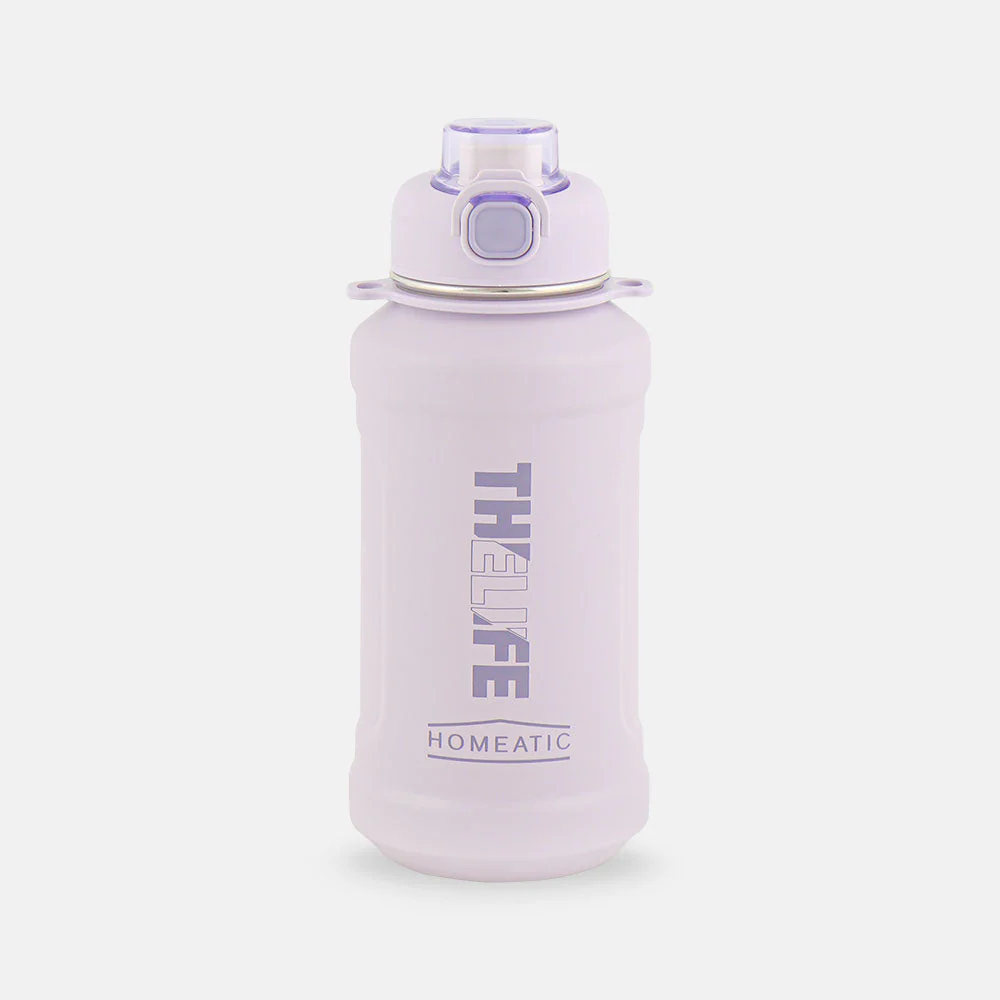 Homeatic Steel Water Bottle 1000 Ml Purple