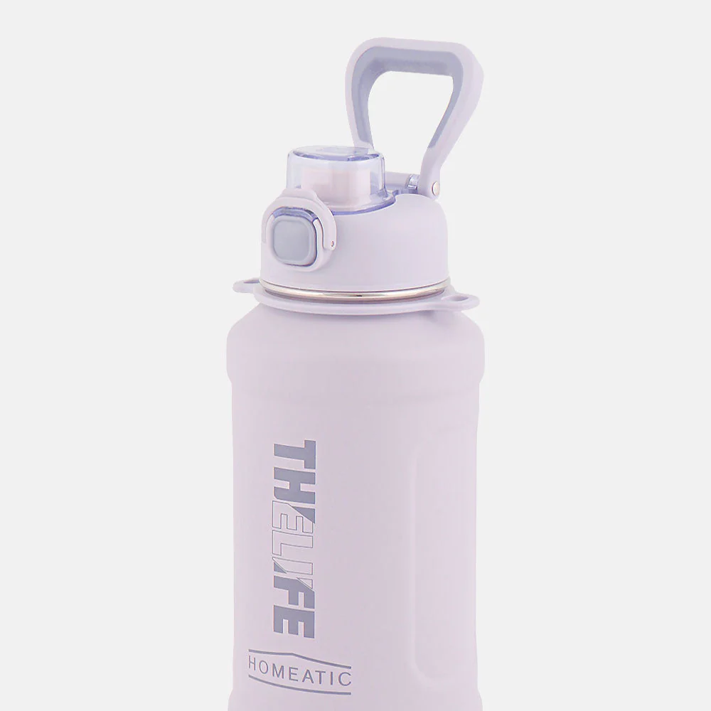 Homeatic Steel Water Bottle 1000 Ml Purple - Image 3