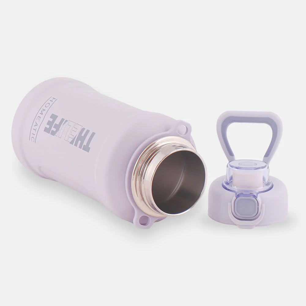 Homeatic Steel Water Bottle 1000 Ml Purple - Image 5