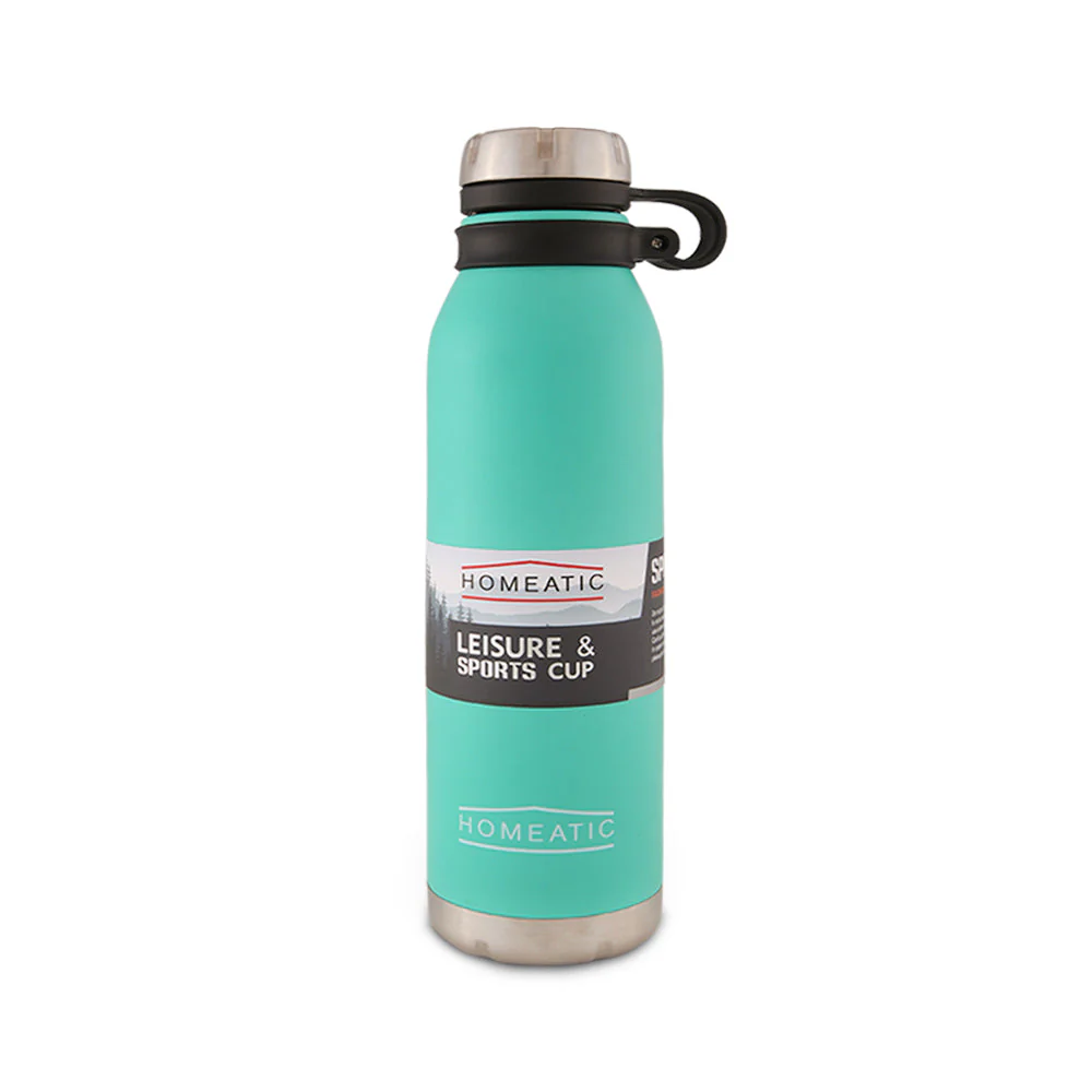 Homeatic Steel Water Bottle 750 Ml Light Green