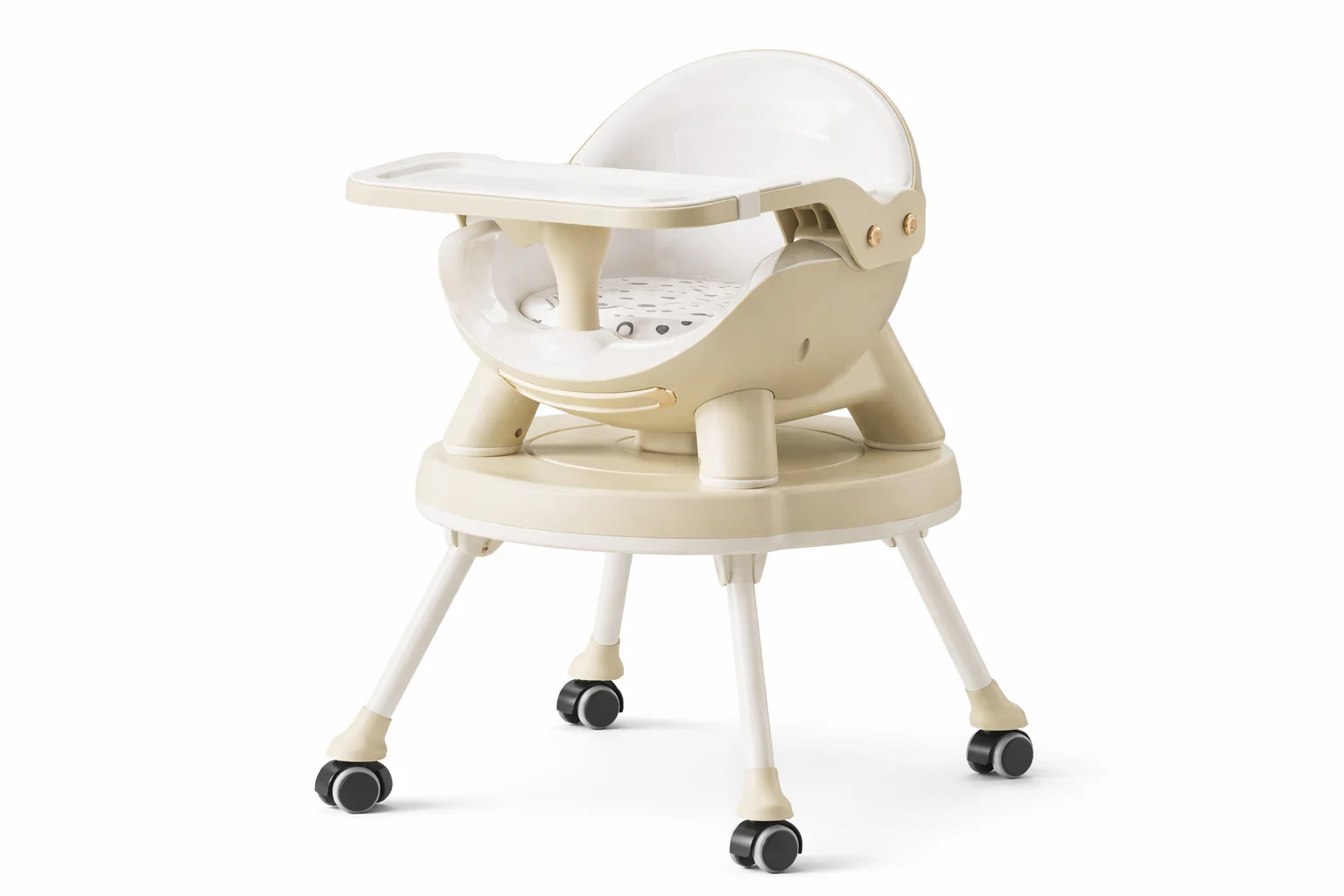 Infantes Baby Multipurpose Feeding Highchair Brown - Image 2