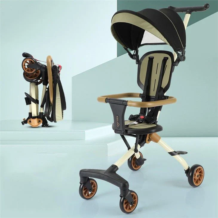 Infantes Baby Portable Lightwight Gold & Black