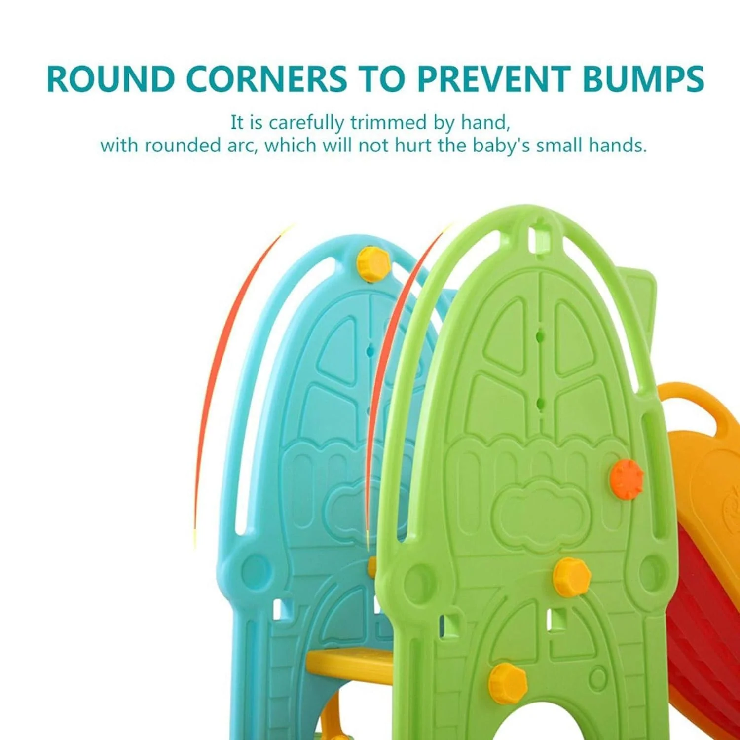 Infantes Baby Slide & Swing Set Multicolor - Image 5
