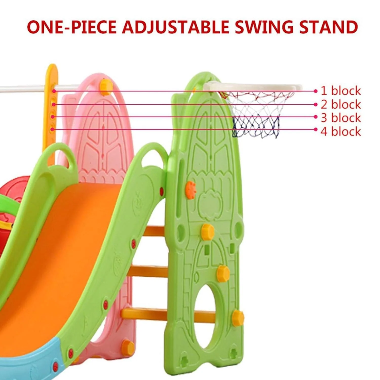 Infantes Baby Slide & Swing Set Multicolor - Image 7