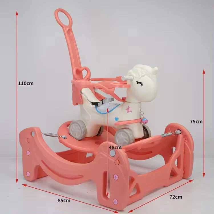 Infantes Children'S Plastic Rocking Horse Grey - Image 3