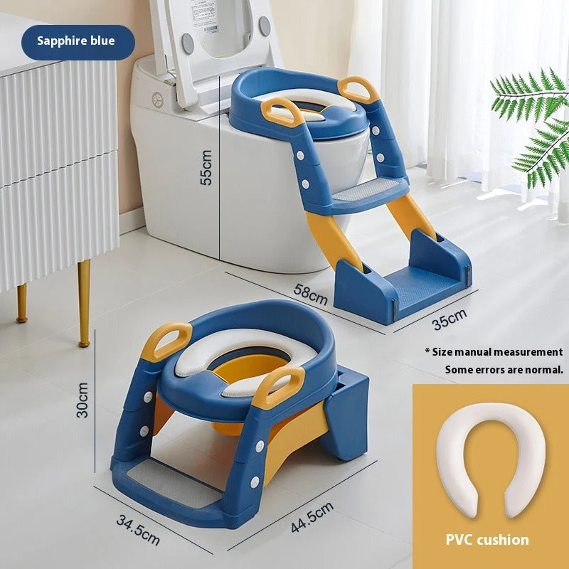 Infantes Kids Ladder Toilet Seat Blue