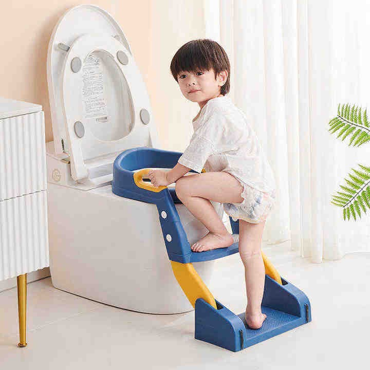 Infantes Kids Ladder Toilet Seat Blue - Image 6