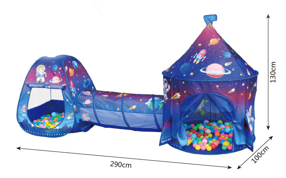 Infantes Kids Play Tent Castle Galaxy Blue - Image 2