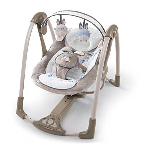 Ingenuity Power Adapt Portable Swing, Bingham Bunny