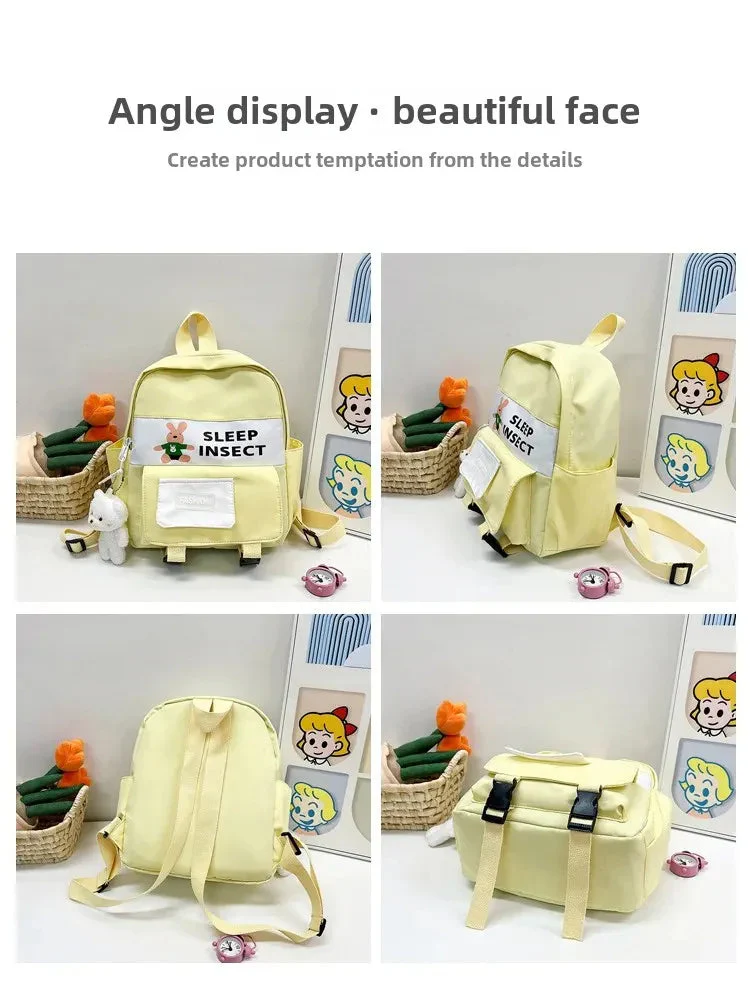 Kids Backpack Sleep Insect Pink - Sunshine - Image 3