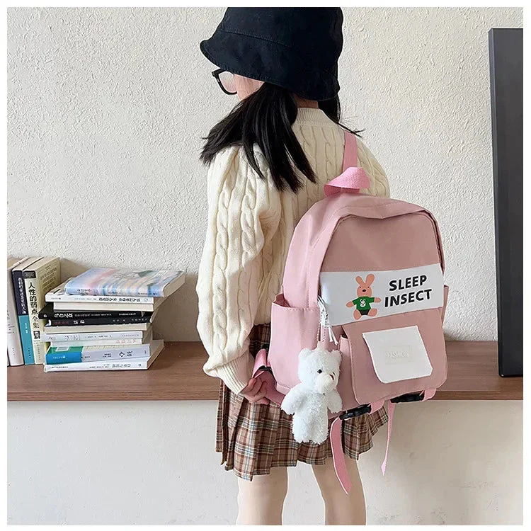 Kids Backpack Sleep Insect Yellow - Sunshine - Image 10
