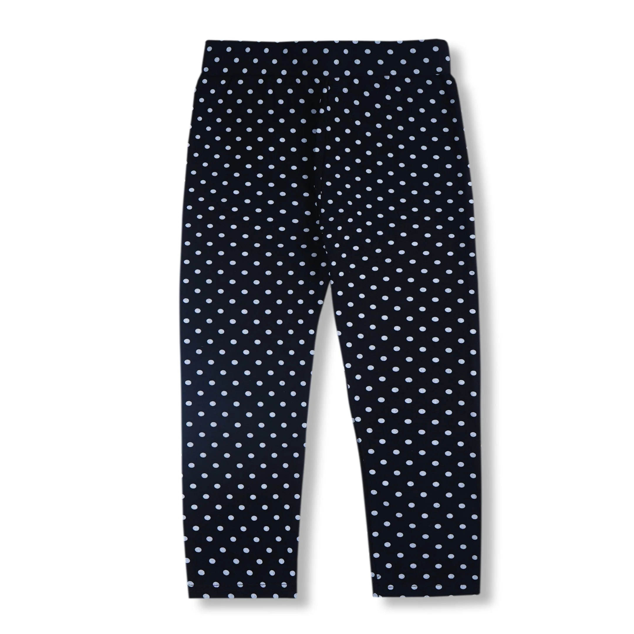Kids Cotton Tights Polka Dots Black - Sunshine