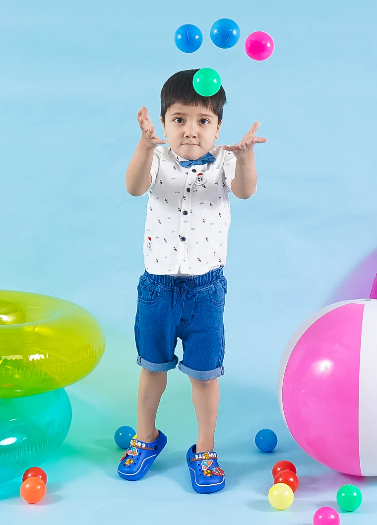 Kids Crocs Honey Bear Royal Blue - Sunshine - Image 9