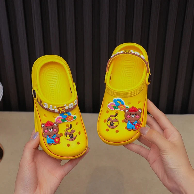 Kids Crocs Honey Bear Yellow - Sunshine - Image 4