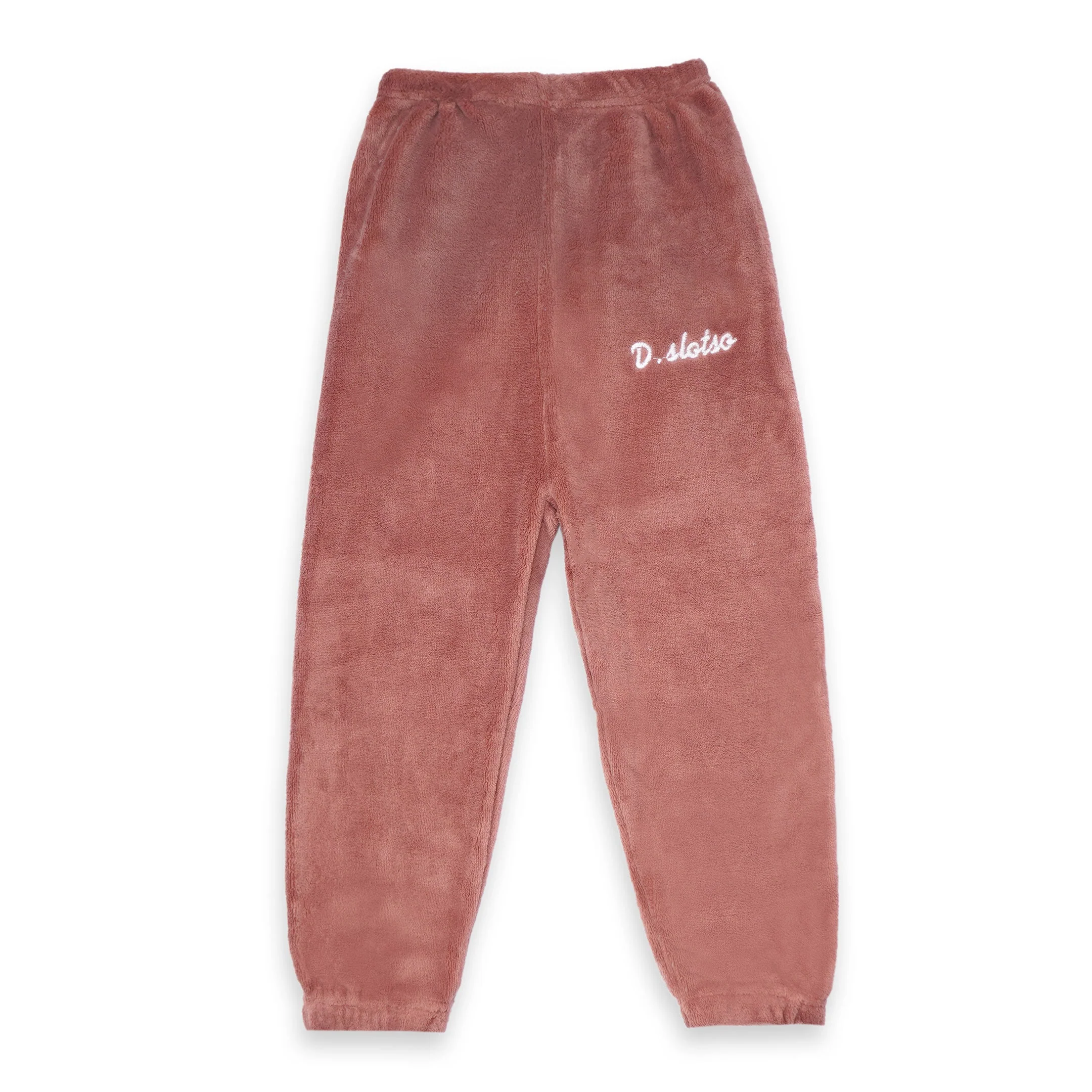 Kids Fleece Hoodie & Pajama Set Peach - Sunshine - Image 4