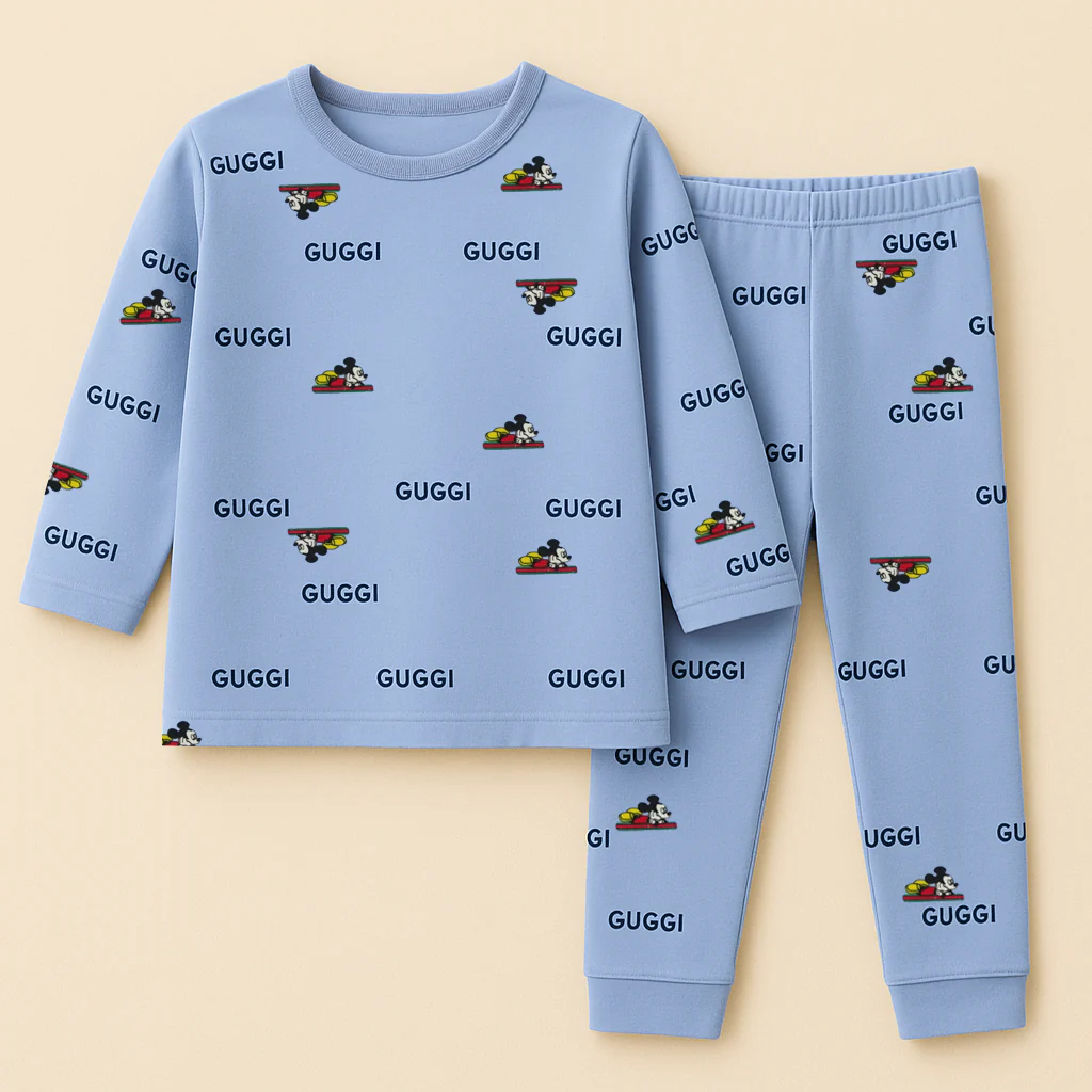 Kids Fleece Pajama Set Mickey Blue - Sunshine