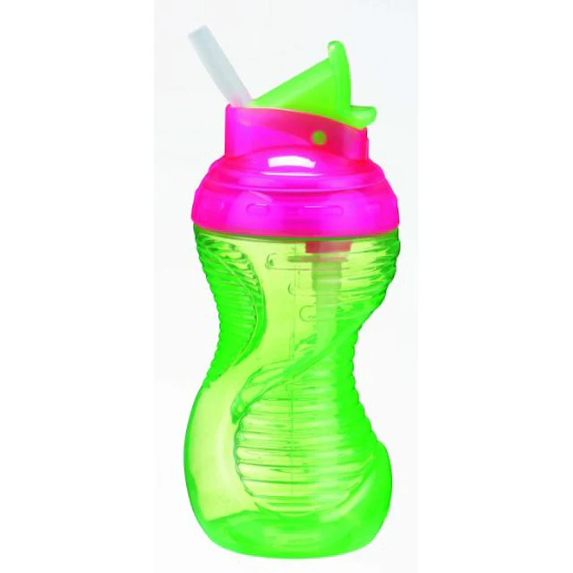 Kids Flip Straw Cup 9Oz Dark Pink - Topse - Image 2