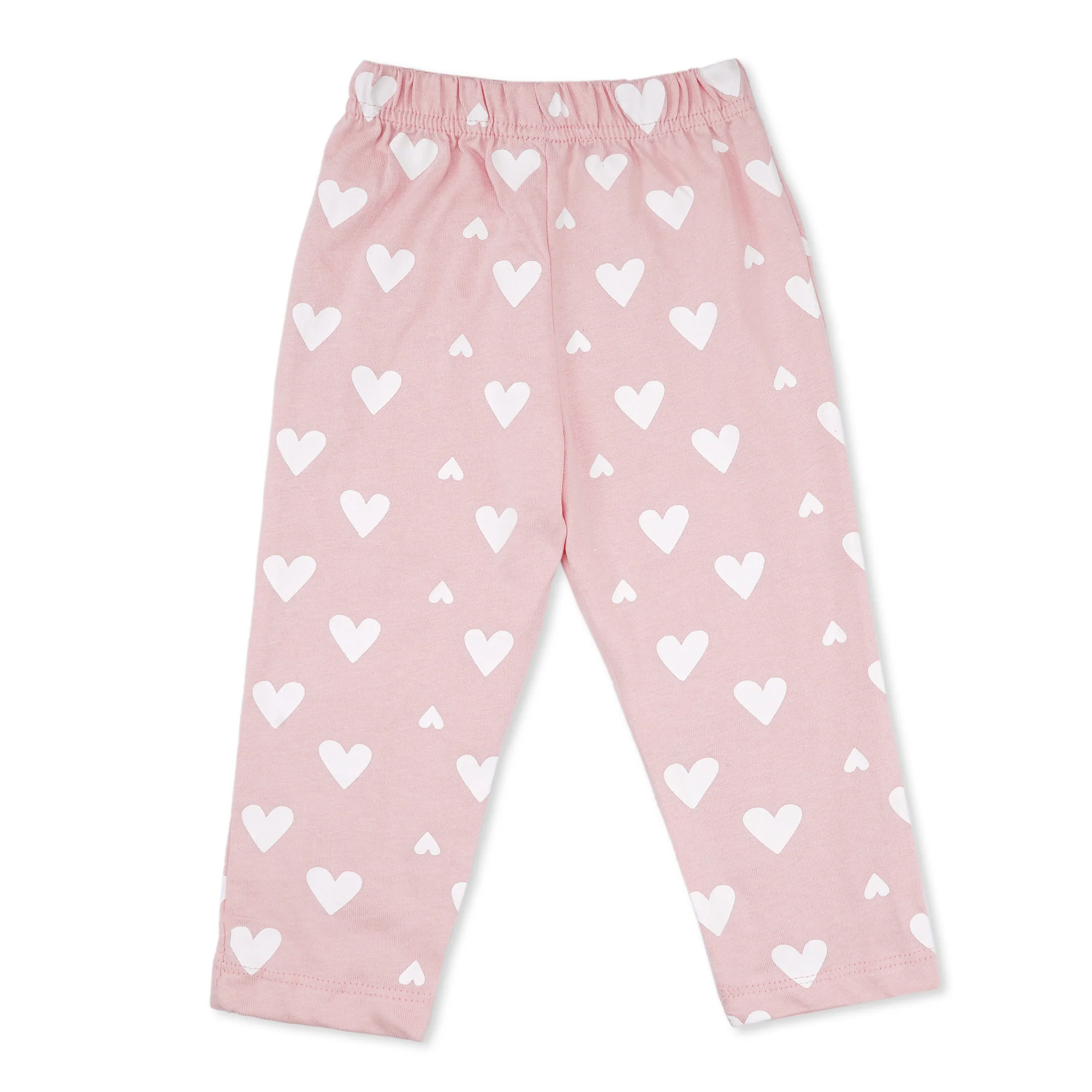 Kids Full-Sleeves Pajama Set Cat Peach - Sunshine - Image 8