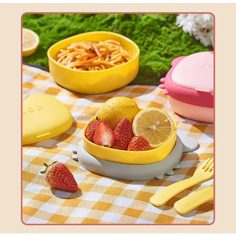 Kids Lunch Box 7Pcs Pink - Sunshine - Image 4
