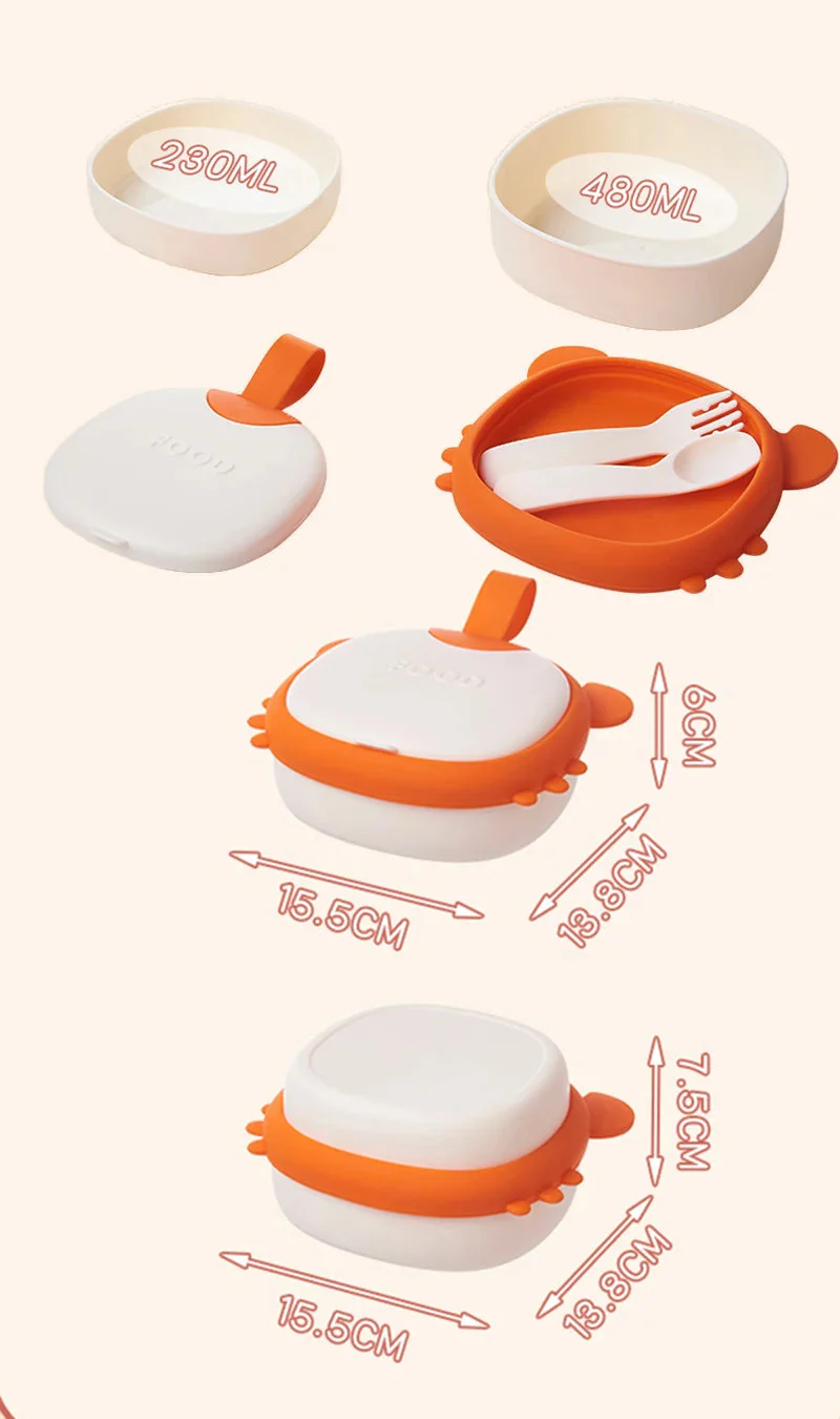 Kids Lunch Box 7Pcs Pink - Sunshine - Image 5