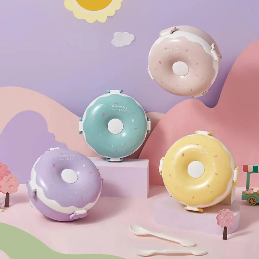 Kids Lunch Box Donut Yellow - Sunshine - Image 2