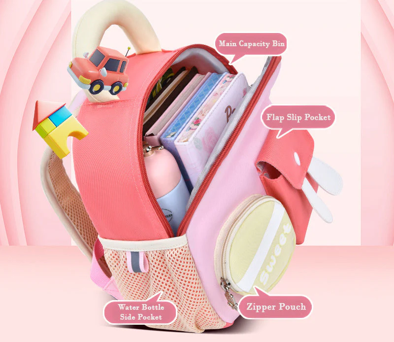 Kids Mini Backpack Labubu Red - Sunshine - Image 6