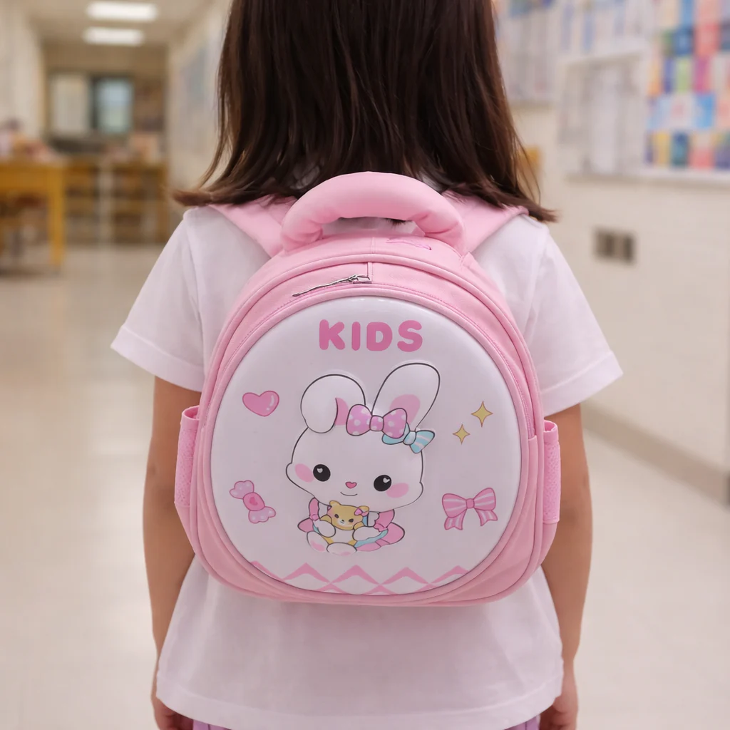 Kids Mini School Bag Dino Pink - Topse - Image 2