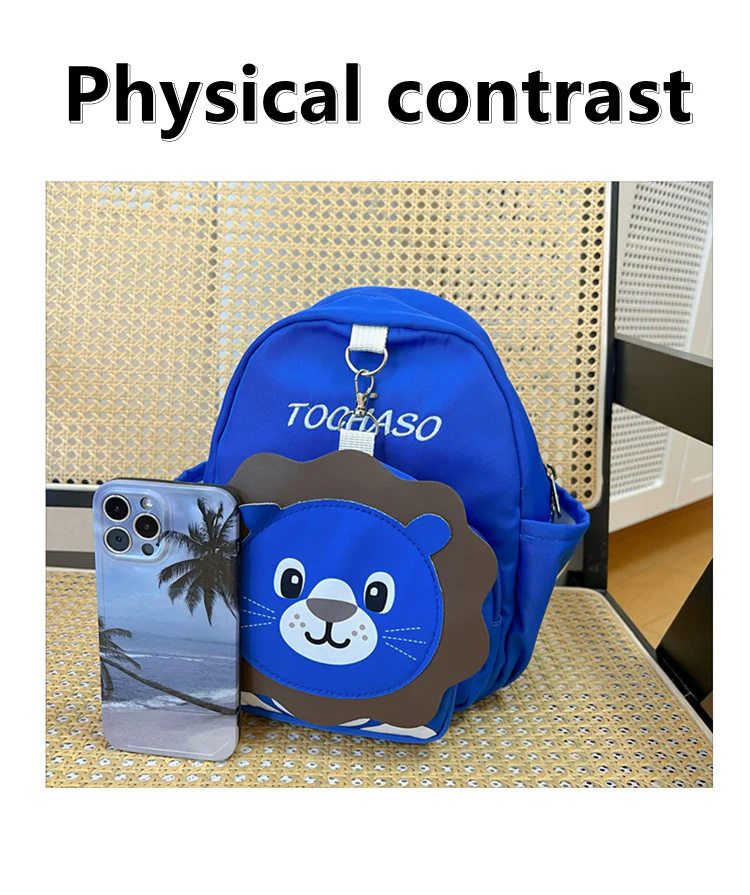 Kids Mini School Bag Lion Beige - Sunshine - Image 3