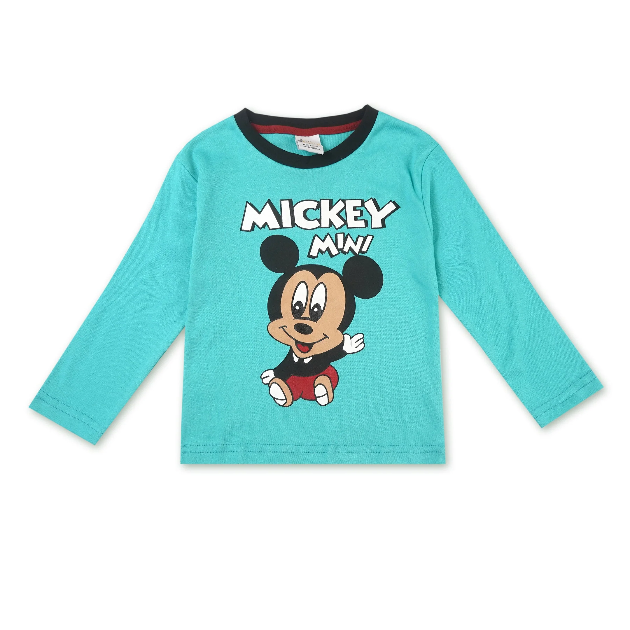 Kids Winter Pajama Set Mickey Mini Sea Green - Sunshine - Image 4