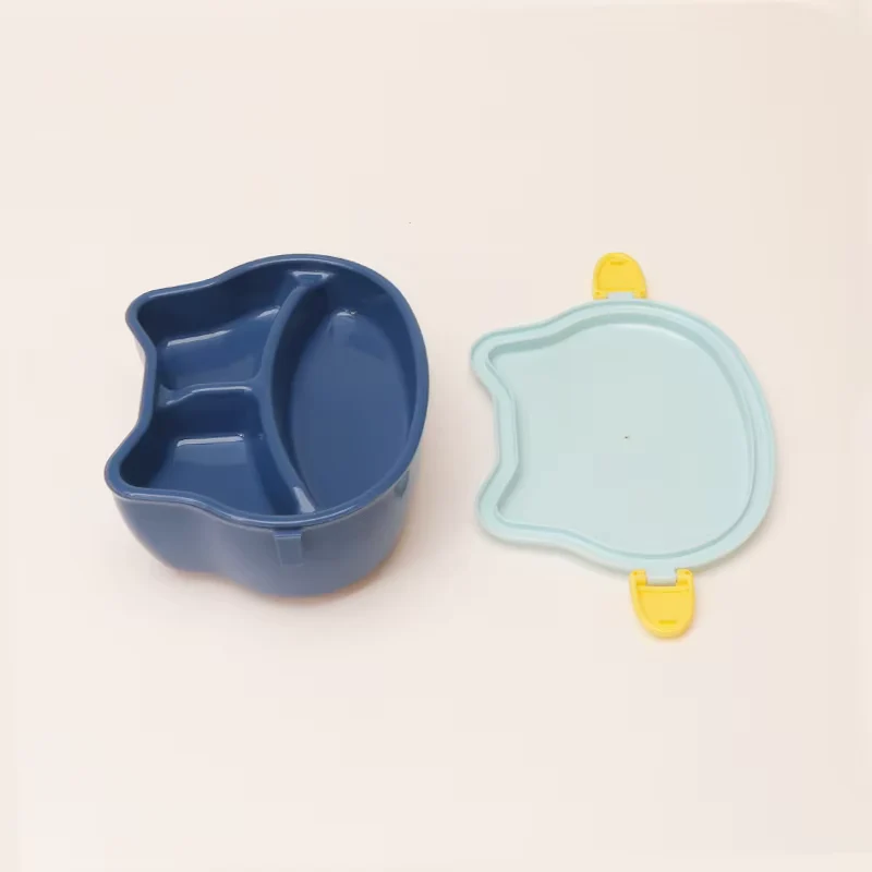 Kids Plastic Lunch Box Bear Blue - Sunshine - Image 3