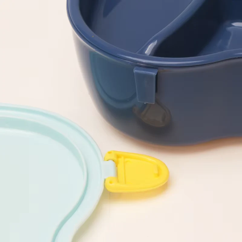 Kids Plastic Lunch Box Penguin Peach - Sunshine - Image 2