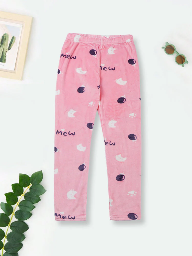 Kids Polyester Tights Kitty Pink - Sunshine
