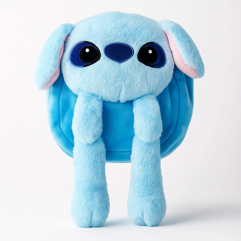 Kids Pop Ear Character Plush Backpack Koala Blue - Sunshine - Image 2