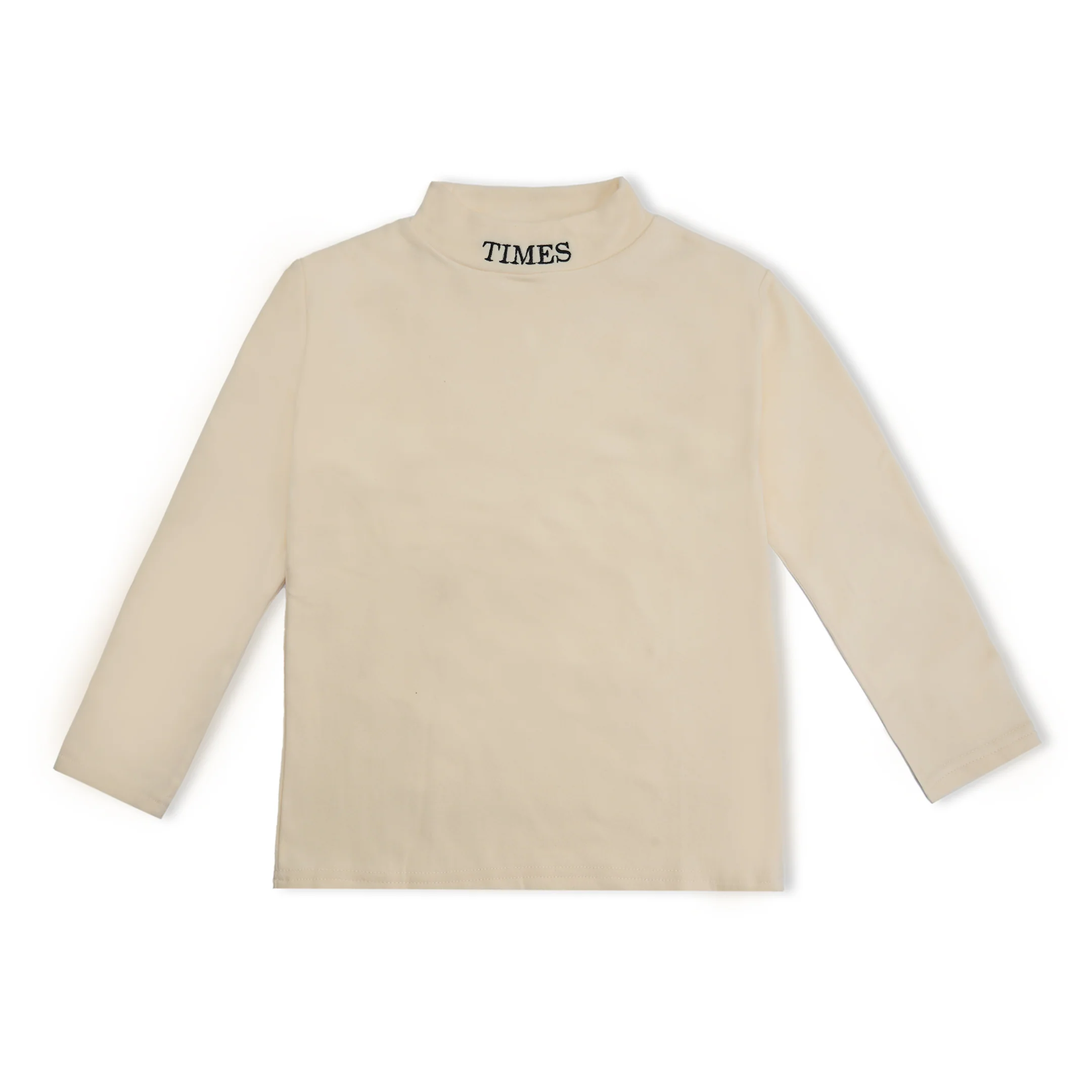 Kids Premium Mock Neck Beige - Sunshine - Image 6