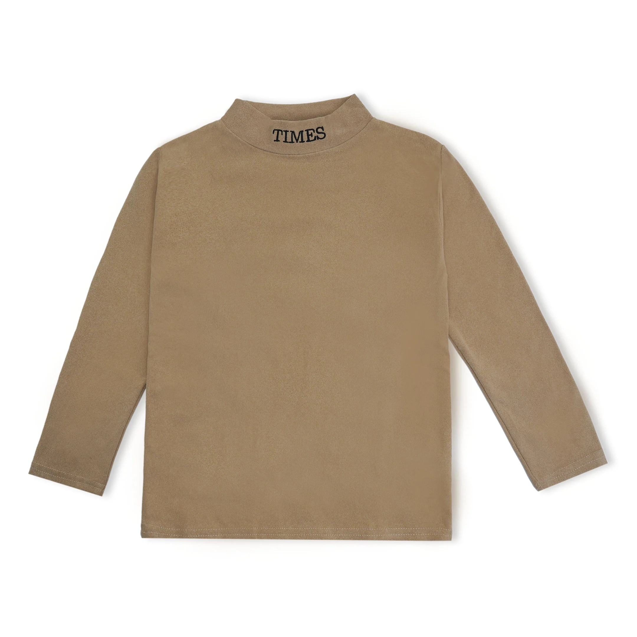 Kids Premium Mock Neck Brown - Sunshine - Image 6
